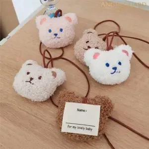 [콩심팥심]민메이커 이름표 분실방지 캐릭터 러기지택 열쇠고리