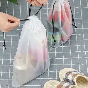 신발 보관 비닐 주머니 스트링 조리개 방수 여행 보관 (WFKBRMA)