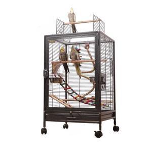 이동식 대형 새장 앵무새케 둥지 케 빌라 놀이터 앵무새 앵무 화이트 침대 철제