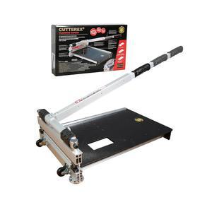 CUTTEREX 헤비 듀티 13인치 프로페셔널 라미네이트 바닥 커터, 비닐 다층 바닥재, 파르케, 섬유 시멘트 벽 패널, 고무 오목 베이스, LVT, VCT, SPC, PVC, LVP, WPC, 플랭크