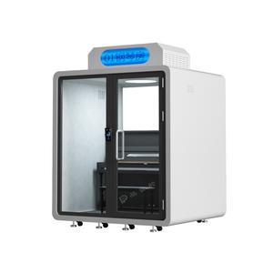 1인 방 스 ASMR 옐로우 방음실 매트 A형ㅣ80x104x193cm 방음 촬영