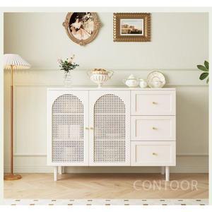 원목 거실 수납장 빈티지 진열대 침대옆수납장 방지 낮은 파티션 주방 주방틈새수납장