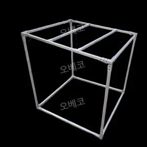 강철파이프 사각프레임 조립식 창고 경사형 어닝브래킷 프레임 간이 차고