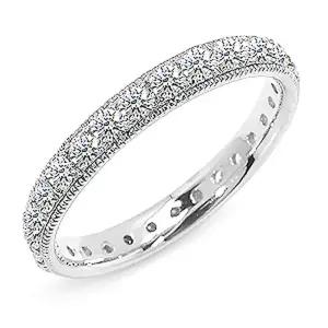 랩 그로운 다이아몬드 다이아 가드링 반지 웨딩 이터너티링 에끌라