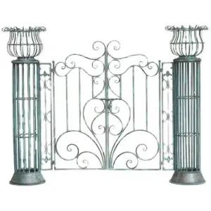 넝쿨 아치형 대문 장미정원 지지대 장식 가든 빈티지