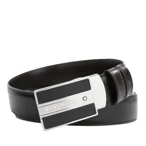 [NS홈쇼핑][몽블랑] 로고 양면 프리컷팅 128136 남성 벨트 (기존모델명 38156)..