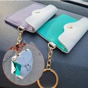 소지품 보관 카드지갑 간편한 교통카드 열쇠고리 신용