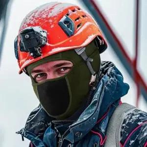 겨울 프리미엄 2컬러 야외작업 레저 기모 방한 바라클라바