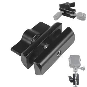 알루미늄 이중 소켓 암 17mm 볼 헤드 클립 홀더 마운트 클램프 고프로호환 13 12 인스타360 호환 X4 osmo