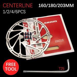 Sram AVID 자전거 브레이크 로터 센터라인 160mm 180 203 유압 디스크 (볼트 포함) MTB 산악 도로 스쿠터용
