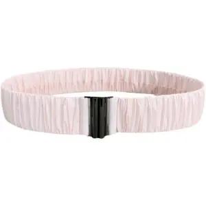 심플 여성 주름 밴딩 벨트 컬러 허리띠 겨울 패딩