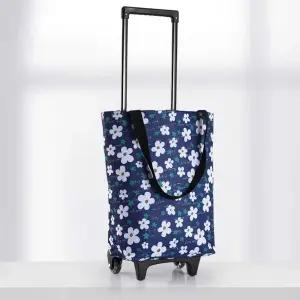 바퀴달린 접이식 장바구니 카트 가방 휴대용 미니 쇼핑 캐리어