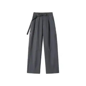 록쉬블몰 남성 면 바지 아웃도어 도톰 방풍 방수 캐주얼 가을 겨울 조절 벨트 HO4