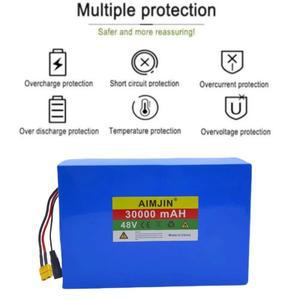 전기 스쿠터 자전거 산악 리튬 30A BMS 내장 48V 13S8P 250-1000W