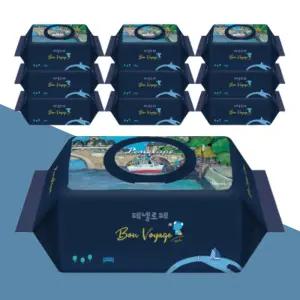 페넬로페 아기 물티슈 본보야지 세느 캡형 70매 10팩 유아용