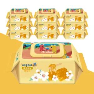 페넬로페 아기 물티슈 프르미에 마누카 캡형 70매 10팩 유아용 (총700매)