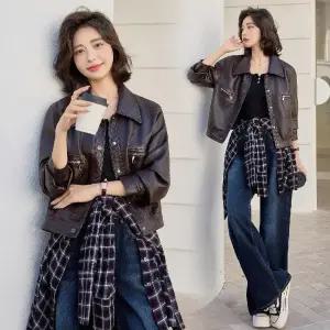 솔저스여성 하이닝 가을 겨울 양가죽 캐주얼 슬림핏 자켓 코트 OPH4