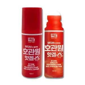 MSM이 함유된 호관원 마그네슘 바르는 볼타입 온열케어 핫겔 100ml 1개