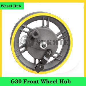 6070-6.5 Ninebot MAX G30 전동 스쿠터 전륜 타이어 교체 액세서리 부품 용 드럼 브레이크 커버가 전면 허