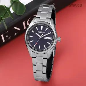 SUR353P1 네오 클래식 데이데이트 아날로그 정장 여자 메탈 시계 d