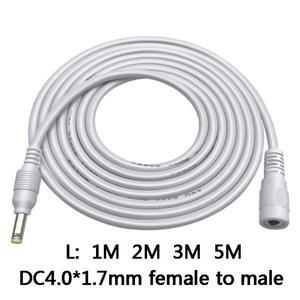 1피스 전원 공급 장치 DC 4.0mm x 1.7mm 수 플러그 케이블 어댑터 연장 코드 2M 1.5M