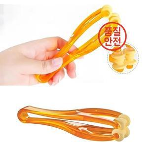 롤링 핑거 마사지기 - 작은 손가락 관절 탄성 손잡이 포함 혈액 순환 개선 및 근육 이완용