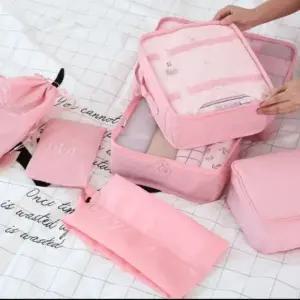 여행용 파우치 트래블 캐리어 보관 세트 정리 종 (WFKCQ6B)