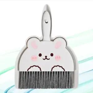 책상용 미니 빗자루 청소도구 휴대용 쓰레받기 세트 (WFKC32B)