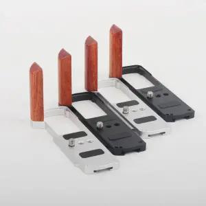 lumix S9 카메라 용 가장 적합한 핸드 그립 QR 플레이트 Arca 삼각대 브래킷 손잡이 우드 그립 lumix S9 L