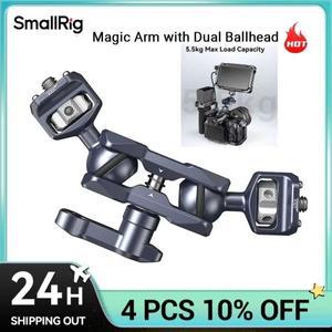 SmallRig 매직 암 1/4인치 나사가 있는 유연한 관절형 듀얼 볼헤드가 필드  마운트 조정 가능한 3873