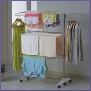 이동식 이동식6단건조대 860mm빨래대 고급접이식빨래 (WFKC3CS)