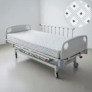 DLi 병원침대커버 (별꽃) 병원침대시트 고무줄 밴드형 인쇄가능