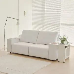 [포스트모던] 산드로 모션 전동 슬라이드 무빙 패브릭 3인 쇼파