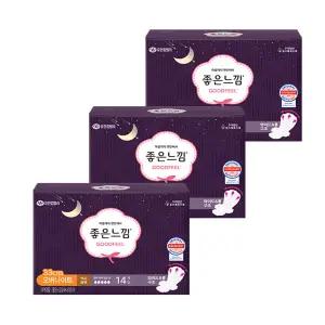 좋은느낌 생리대 오리지널 오버나이트 33cm 3개