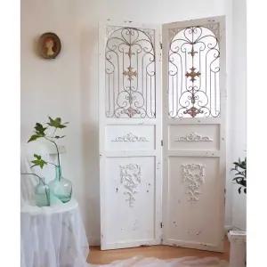 빈티지 파티션 철재 가벽 가림막 인테리어 접이식 선반 철제 주방 공간분리 이동식