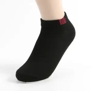 블랙 남성 발목 양말 10켤레 레드/스포츠 패션 심플 컬러 스니커즈 학생 단목 캐주얼 남자 성인용 남성용