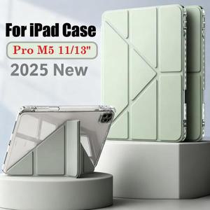 신형 아이패드 프로 M5 6세대 11 13인치용 Y-폴드 아크릴 케이스 A16 11세대 12.9 에어 7 6 5 4 3 M3 M2 M4