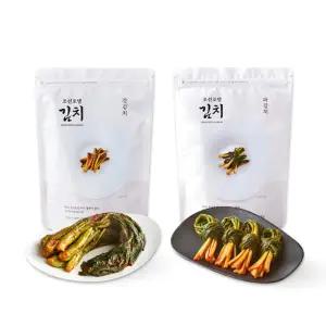 (온라인) 조선호텔 갓김치 1kg+파김치 500g