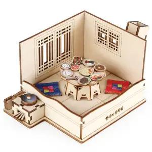 영공방 한국의 상차림 (CM264)학숙제 목재모형 조립키트 완구 학숙제
