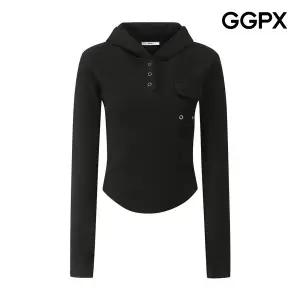 [GGPX] 양기모 슬림 후드 티셔츠 (GQ1TS001F)