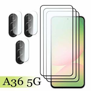 삼성 갤럭시 A36 5G 스크린 보호필름 9H 안티스크래치 강화유리 풀커버 소프트 파이버 카메라 필름