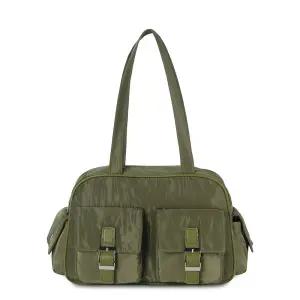 MT 24143 투포켓 숄더백여성 남성 편한 여행용 보조 수납많은 많은 데일리 캐주얼 버클