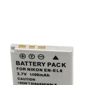 1PCS 1400mah EN-EL8 배터리 Nikon COOLPIX P1 카메라