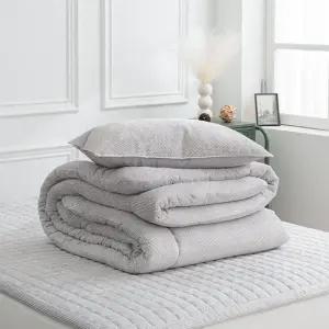 윤스홈 딜라잇 5mm번아웃극세사 겨울 이불베개세트 슈퍼싱글