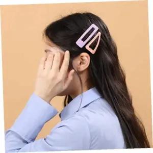 [콩심팥심]세모똑딱핀 엔젤슈슈세모네모똑딱핀2p세트인디핑크+연보라