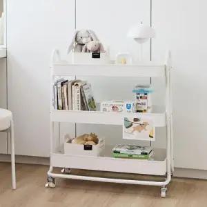 한샘 재크 와이드 트롤리 이동식 수납 웨건 바퀴 이동형 카트