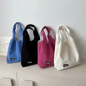 스타일 코듀로이 심플백 캐주얼 숄더백 겨울 가 WFITJVH