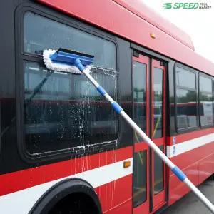 수퍼 3단 유리창닦기 초극세사 걸레 알루미늄 창문 유리 청소