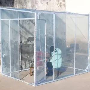 농막 어닝 투명 야외 천막 빗물막이 썬룸 비가림 현관