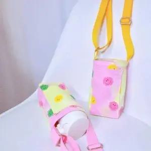 핑크 텀블러백 스마일 휴대폰포켓 크로스가방 WEDCA6A